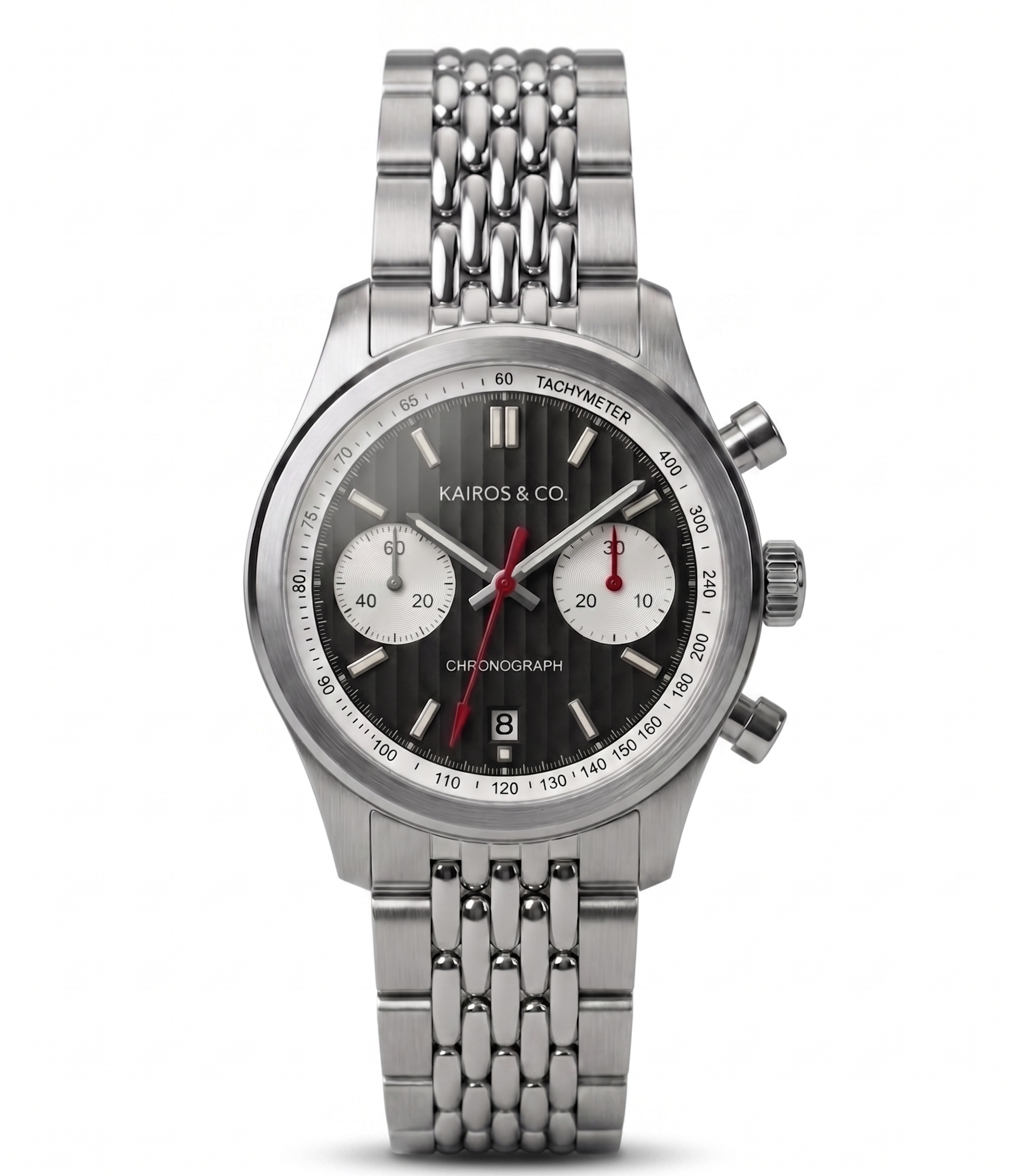 Chronograph Steel / liner texture black